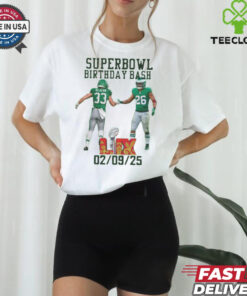 SuperBowl 2025 Saquon Barkley & Cooper Dejean Birthday Shirt