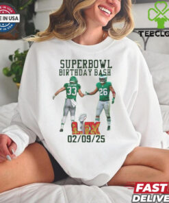 SuperBowl 2025 Saquon Barkley & Cooper Dejean Birthday Shirt