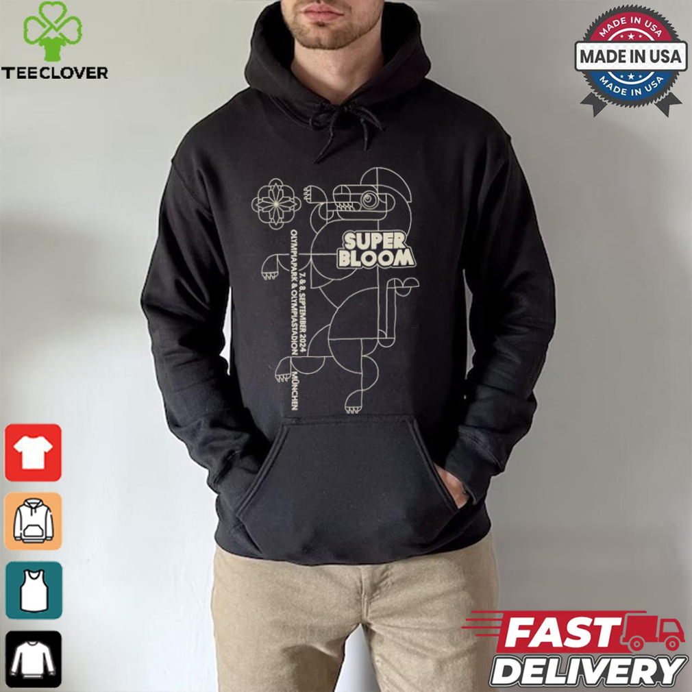 Superbloom Festival Superlion 7 & 8 September 2024 Olympiapark And Olympiastadion Munchen T shirt Superbloom Festival Superlion 7 & 8 September 2024 Olympiapark And Olympiastadion Munchen T shirt