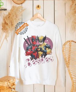 Superhero Deadpool Wolverine Besties Shirt Marvel T Shirt Wolverine Deadpool 3 Movie Tee Best Friends Shirt