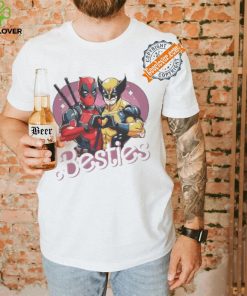 Superhero Deadpool Wolverine Besties Shirt Marvel T Shirt Wolverine Deadpool 3 Movie Tee Best Friends Shirt