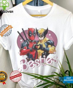 Superhero Deadpool Wolverine Besties Shirt Marvel T Shirt Wolverine Deadpool 3 Movie Tee Best Friends Shirt