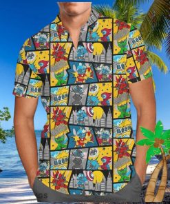 Superhero Stitch Comic Book Disney Lovers Hawaiian Shirt