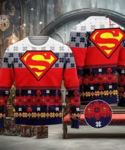 Superman Dc Christmas Ugly Sweater Party