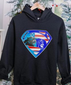 Superman Sports Carolina Panthers and Duke Blue Devils Logo shirt
