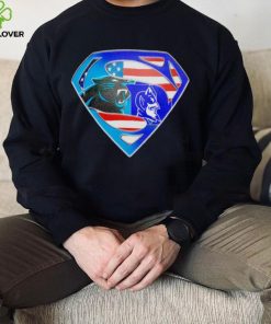 Superman Sports Carolina Panthers and Duke Blue Devils Logo shirt