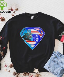 Superman Sports Carolina Panthers and Duke Blue Devils Logo shirt