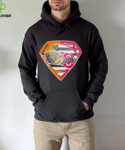 Superman Sports Chicago Bears and Ohio State Buckeyes Logo shirt