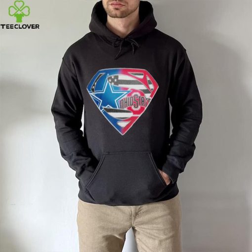 Superman Sports Dallas Cowboys and Ohio State Buckeyes Logo hoodie, sweater, longsleeve, shirt v-neck, t-shirt