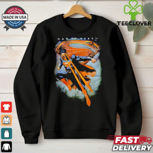 Superman man of steel shirt