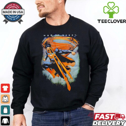 Superman man of steel shirt