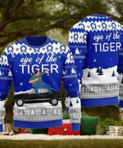Supernatural Dean Singing Eye Of The Tiger Ugly Christmas Sweater