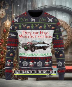 Supernatural Deck The Halls With Salt And Iron Ugly Christmas Sweater