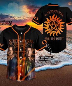 Supernatural Join The Hunt Custom Baseball Jersey