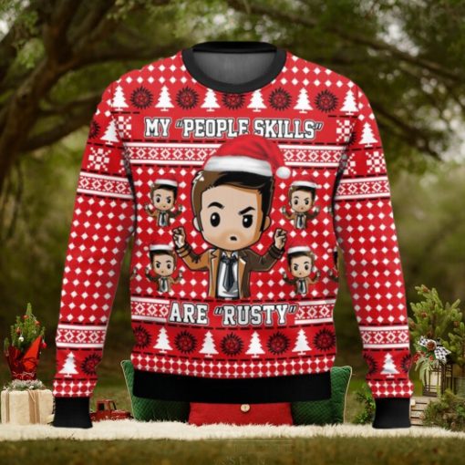 Supernatural My People Skills Are Rusty Ugly Sweater