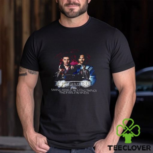Supernatural Saying People Hunting Things The Family Business T Shirt