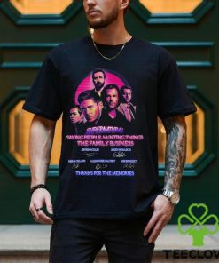 Supernatural Saying People Hunting Things The Family Business Thanks For The Memories T Shirt