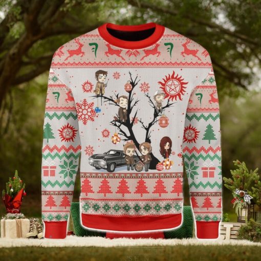 Supernatural Ugly Christmas Sweater Xmas Gift Men And Women Christmas Sweater