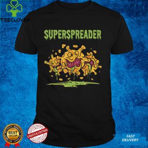 Superspreader Virus Flu Waves Quarantine Gift Idea T Shirt