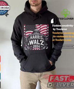 Support Of Presidential Nominee Kamala Harris Vp Nominee Tim Walz 2024 Us Elections America White House T shirt