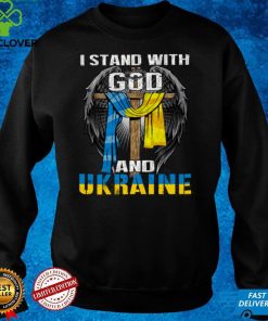 Support Ukraine I Stand With God And Ukraine Flag Men Women Pullover Hoodie