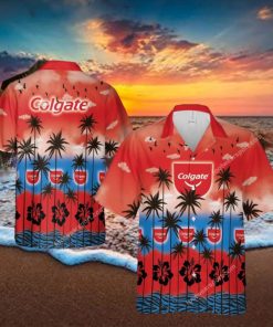 Supreme Colgate Affordable Logo AOP Hawaiian Shirt Men And Women Gift