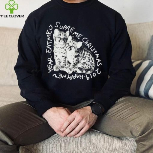 Supreme Eat Me Merry Christmas X’mas Crewneck T shirt