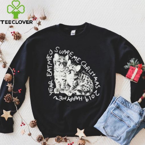 Supreme Eat Me Merry Christmas X’mas Crewneck T shirt