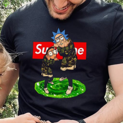Supreme rick and morty shirt