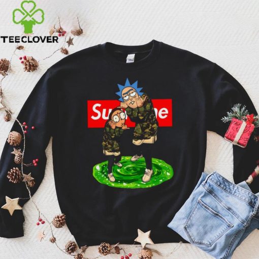 Supreme rick and morty shirt