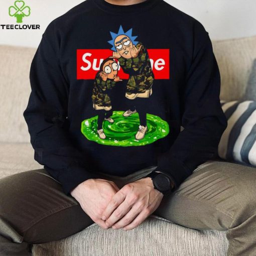 Supreme rick and morty shirt