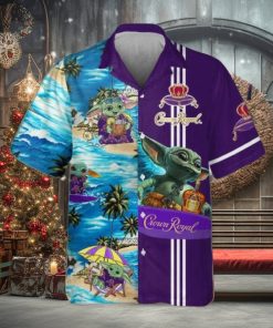 Surf With Baby Yoda Star Wars Royal Hawaiian Shirt Collection