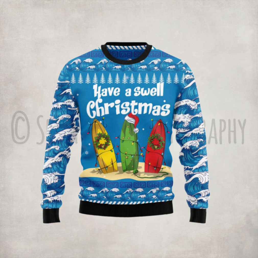 Surfer Swell Ugly Christmas Sweater Surfer Swell Ugly Christmas Sweater