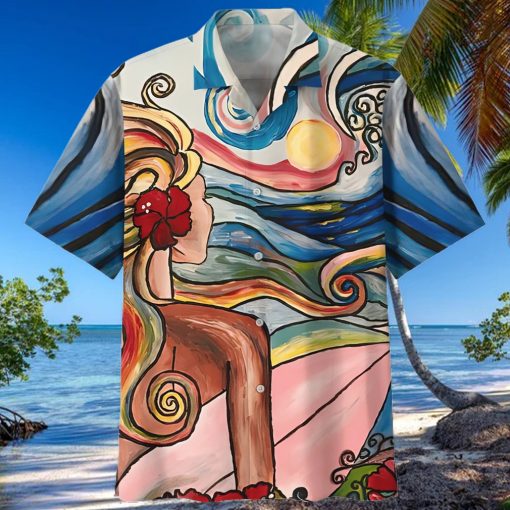 Surfing Colorful Nice Design Unisex Hawaiian Shirt