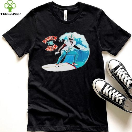 Surfing Raheem The Dream Miami Dolphins Fans Gift Unisex T Shirt