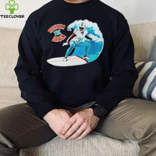 Surfing Raheem The Dream Miami Dolphins Fans Gift Unisex T Shirt