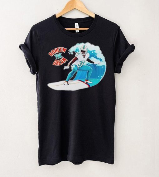 Surfing Raheem The Dream Miami Dolphins Fans Gift Unisex T Shirt