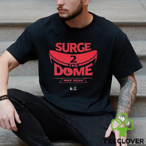Surge 2 the dome may 2024 calgary surge x scotiabank saddledome shirt