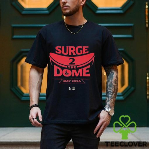 Surge 2 the dome may 2024 calgary surge x scotiabank saddledome shirt
