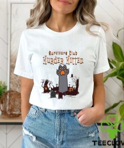 Survivors Club Murder Mitten Cat Halloween 2023 T Shirt