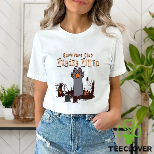 Survivors Club Murder Mitten Cat Halloween 2023 T Shirt