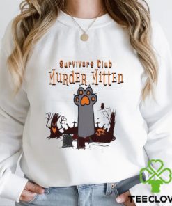 Survivors Club Murder Mitten Cat Halloween 2023 T Shirt