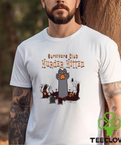 Survivors Club Murder Mitten Cat Halloween 2023 T Shirt