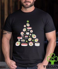 Sushi christmas tree pajama cool japanese food x mas t hoodie, sweater, longsleeve, shirt v-neck, t-shirt