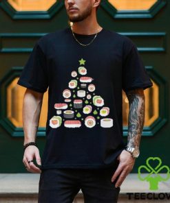 Sushi christmas tree pajama cool japanese food x mas t hoodie, sweater, longsleeve, shirt v-neck, t-shirt