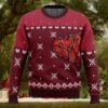 Bluey Ugly Christmas Full Print Sweater, Rockin’ the Christmas Tree Sweater, Bluey Xmas Gift for Fans