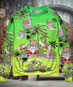 Sw Disney Baby Yoda Cool Ugly Christmas Sweater