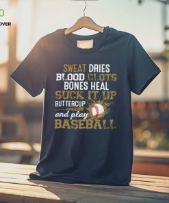 Sweat Dries Blood Clots Play Baseball Vintage Baseball T hoodie, sweater, longsleeve, shirt v-neck, t-shirt Classic T Shirt