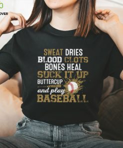 Sweat Dries Blood Clots Play Baseball Vintage Baseball T hoodie, sweater, longsleeve, shirt v-neck, t-shirt Classic T Shirt