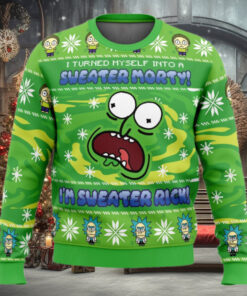 Sweater Rick Rick and Morty Ugly Christmas Sweater